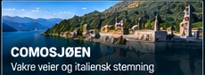 Utsikt over Comosjøen