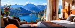 Hotell og overnatting ved innsjøen